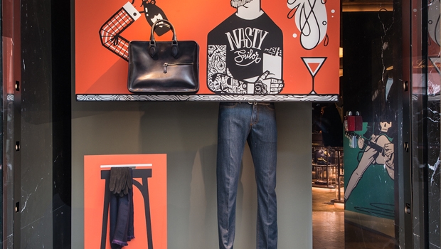 Du surréalisme en vitrine – Vitrines monde Berluti