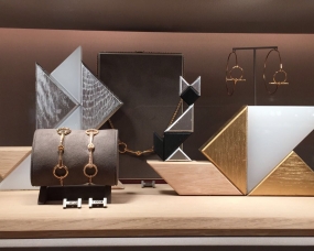 Décor Noël vitrine Bijoux